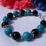 Turquoise & Black Riverston..