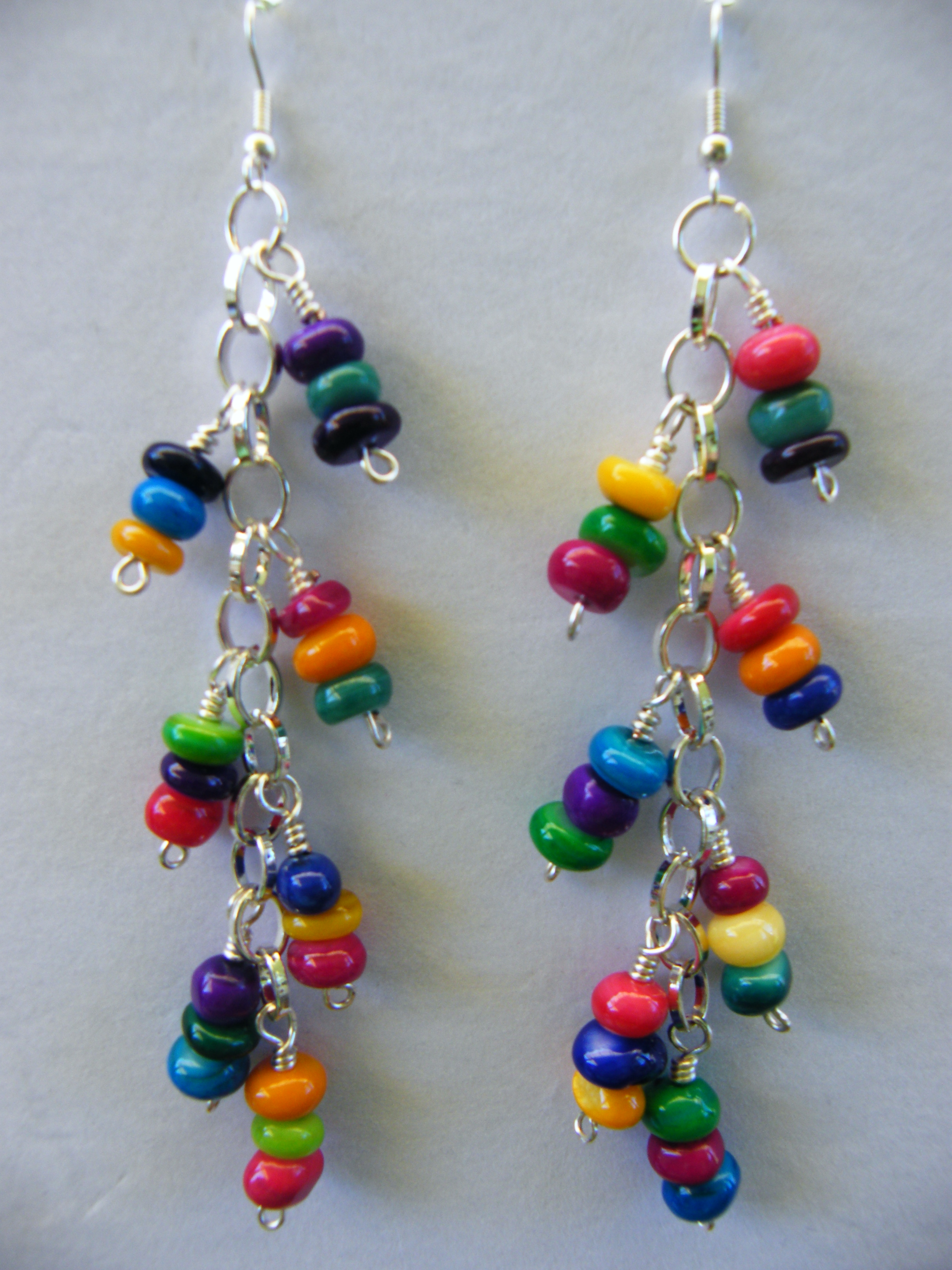 Earrings, Dangle, Multi Colored on Luulla